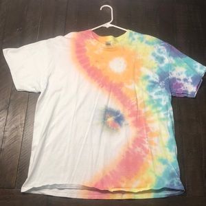 One of a kind! Yin Yang! Gildan tiedye mens t shirt size XL